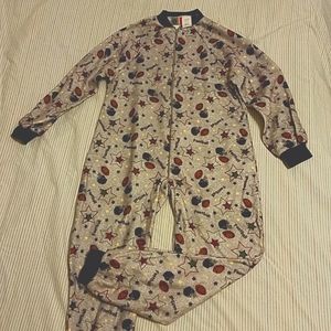 Boys Onesie Pajamas (Grey)